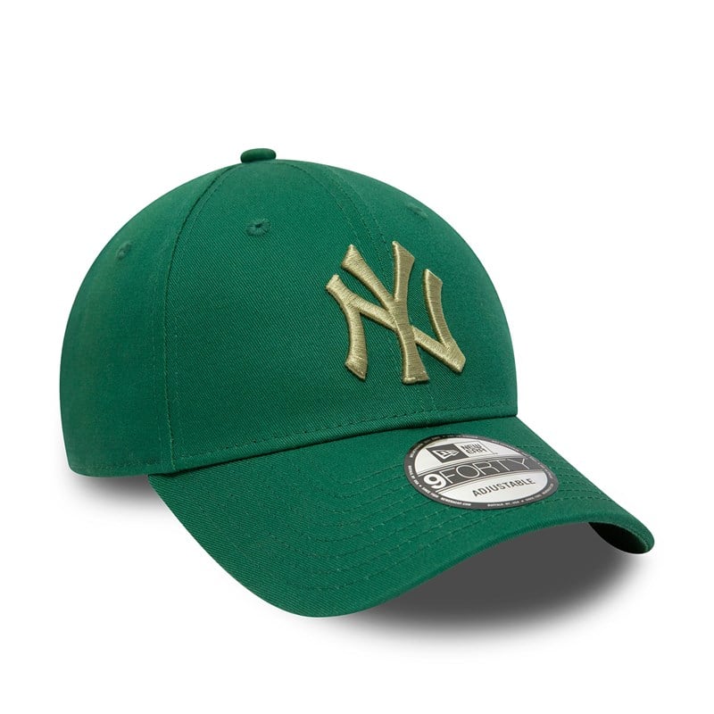 9forty New Era New York Yankees Seasonal Adjustable Gorras Verdes | BK0374985