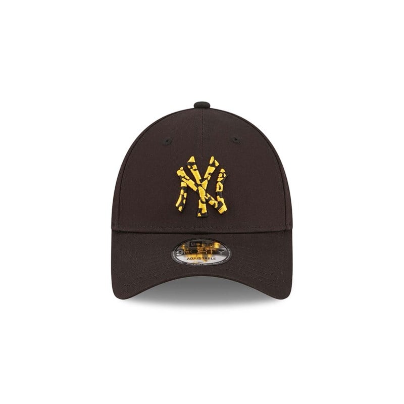 9forty New Era New York Yankees Seasonal Infill 9fofty Adjustable Gorras Negros | UH7610839