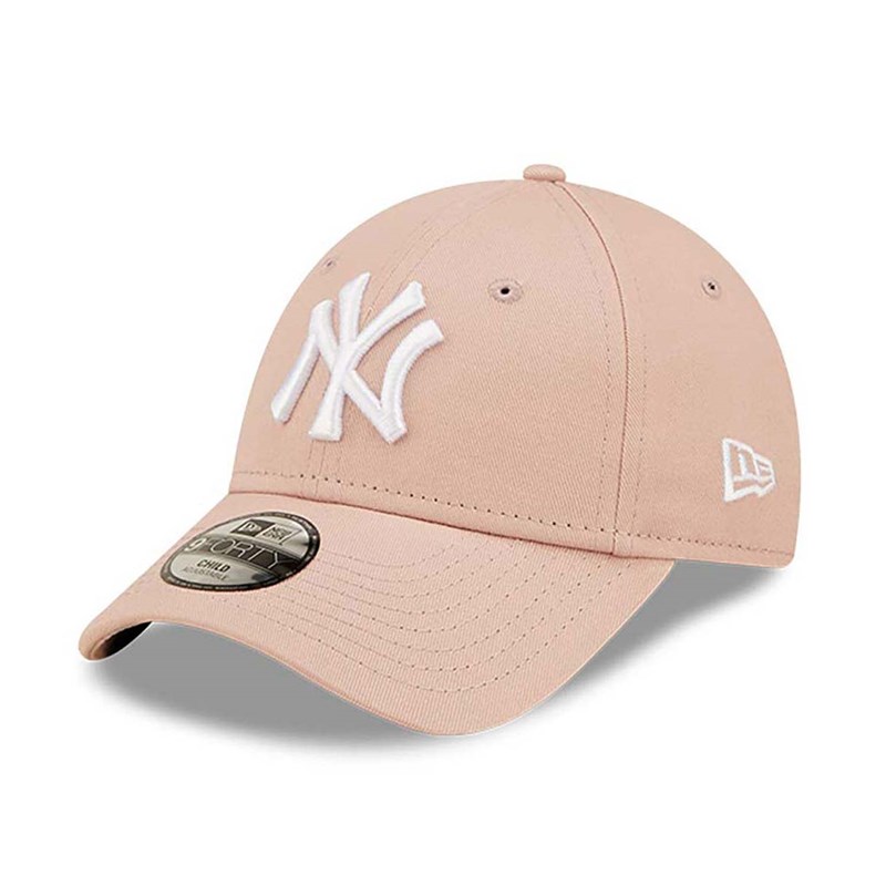 9forty New Era New York Yankees Youth League Essential Adjustable Gorras Rosas | OM7619824