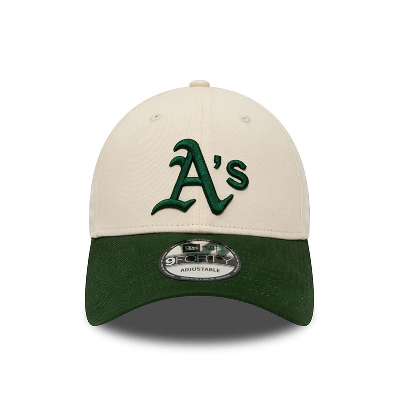 9forty New Era Oakland Athletics MLB Adjustable Gorras Creme | DE1568029