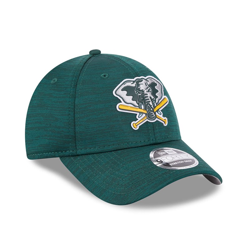 9forty New Era Oakland Athletics MLB Clubhouse Adjustable Gorras Verdes | RM0785943