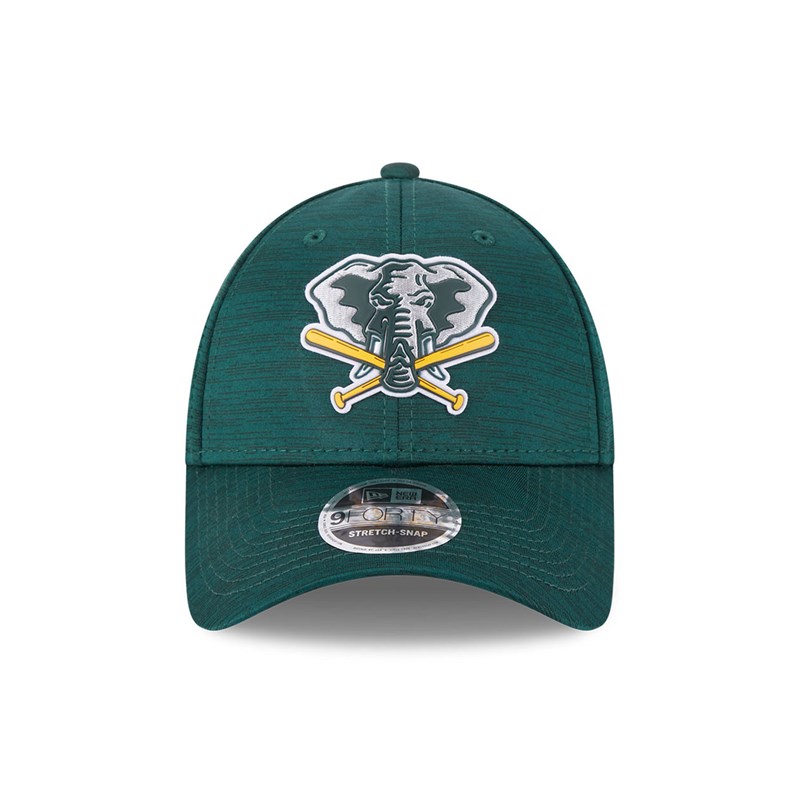 9forty New Era Oakland Athletics MLB Clubhouse Adjustable Gorras Verdes | RM0785943