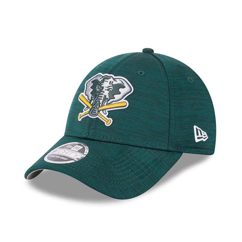 9forty New Era Oakland Athletics MLB Clubhouse Adjustable Gorras Verdes | RM0785943