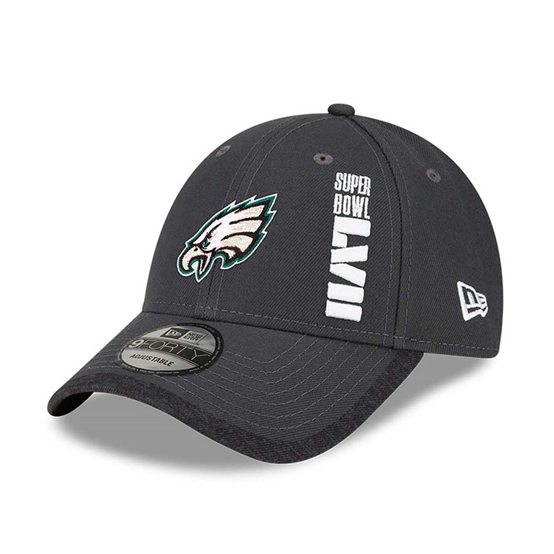 9forty New Era Philadelphia Eagles Super Bowl Lvii Opening Night Adjustable Gorras Grises | VE7098415