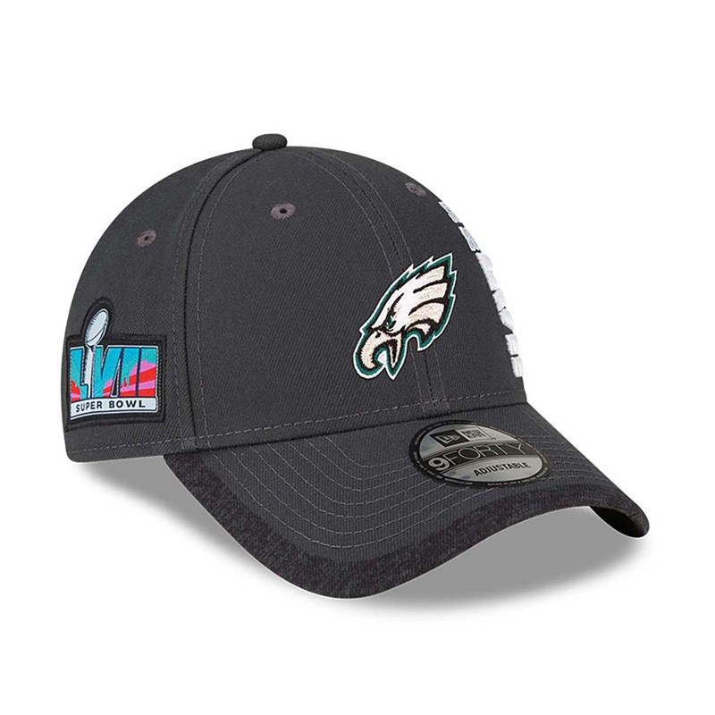 9forty New Era Philadelphia Eagles Super Bowl Lvii Opening Night Adjustable Gorras Grises | VE7098415