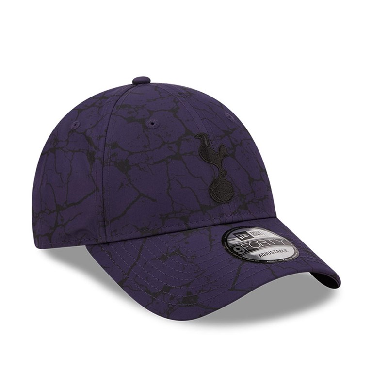 9forty New Era Tottenham Hotspur Marble Print Adjustable Gorras Azules | UI0638145