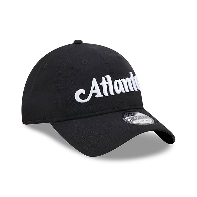 9twenty New Era Atlanta Hawks Authentics City Edition Adjustable Gorras Negros | CX9407621