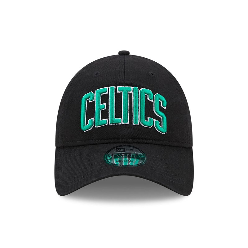 9twenty New Era Boston Celtics NBA Statement Adjustable Gorras Negros | KW8164532