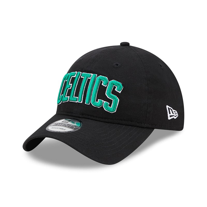 9twenty New Era Boston Celtics NBA Statement Adjustable Gorras Negros | KW8164532