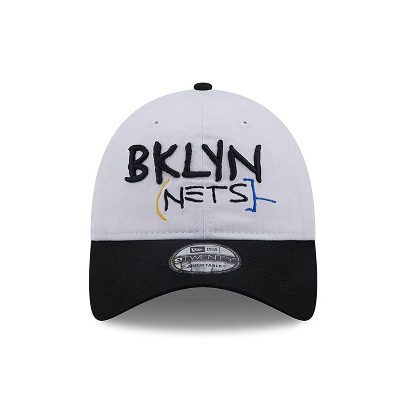 9twenty New Era Brooklyn Nets Authentics City Edition Adjustable Gorras Blancos | TH1843605