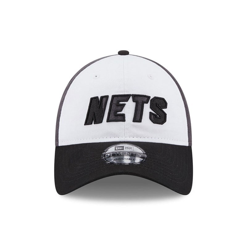 9twenty New Era Brooklyn Nets NBA Back Half Adjustable Gorras Negros | PT3108294