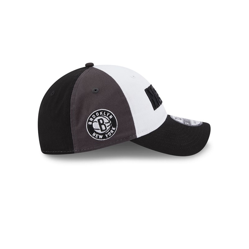 9twenty New Era Brooklyn Nets NBA Back Half Adjustable Gorras Negros | PT3108294