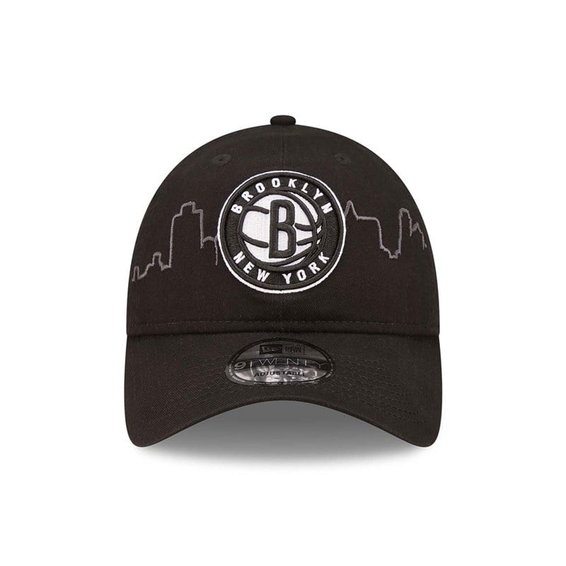 9twenty New Era Brooklyn Nets NBA Tip Off 2022 Adjustable Gorras Negros | LU8914720