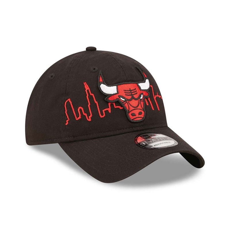 9twenty New Era Chicago Bulls NBA Tip Off 2022 Adjustable Gorras Negros | XZ3179240