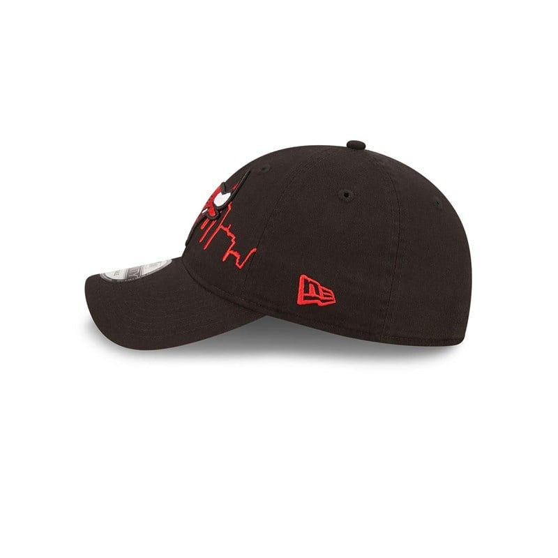 9twenty New Era Chicago Bulls NBA Tip Off 2022 Adjustable Gorras Negros | XZ3179240