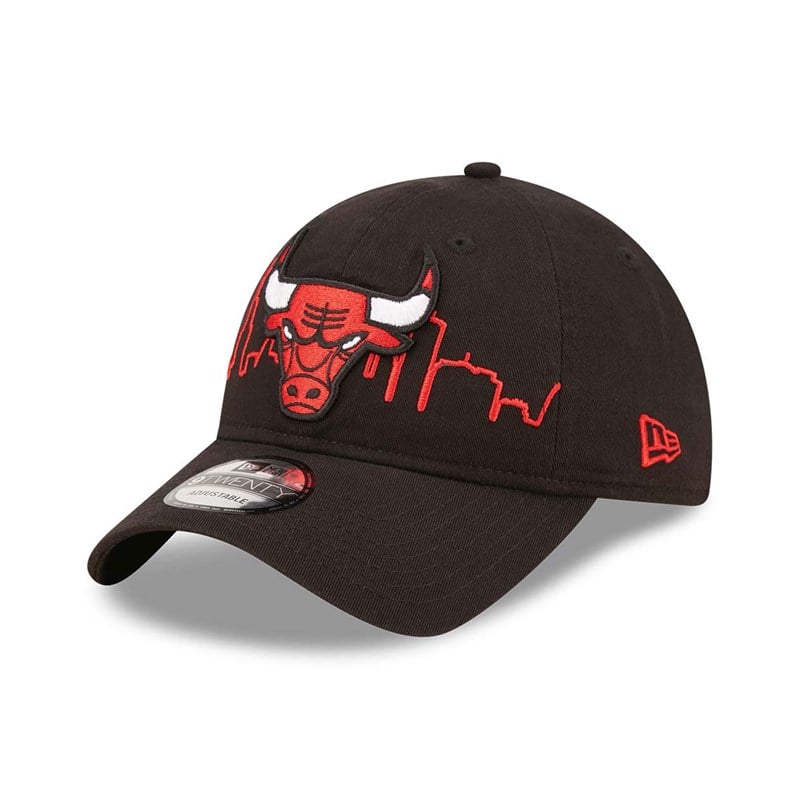 9twenty New Era Chicago Bulls NBA Tip Off 2022 Adjustable Gorras Negros | XZ3179240