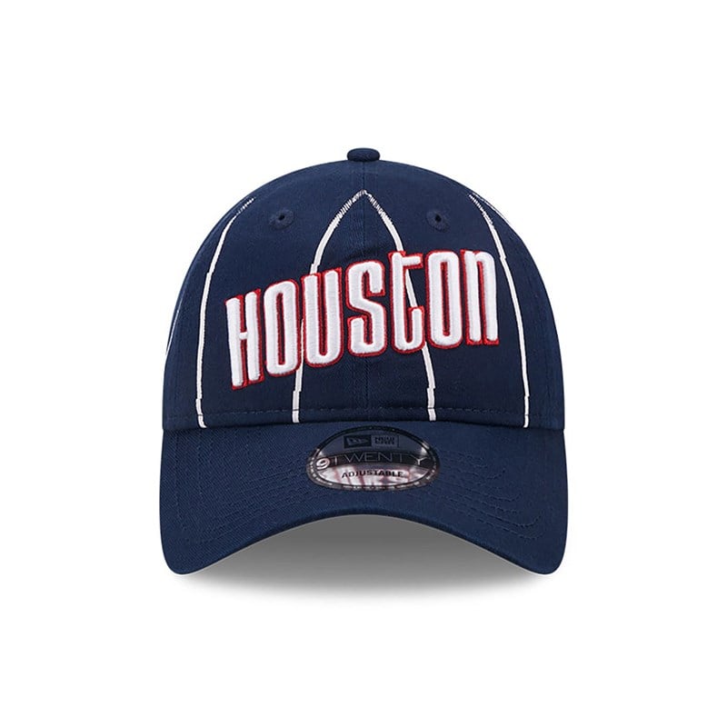 9twenty New Era Houston Rockets Authentics City Edition Adjustable Gorras Azules | KX6859723