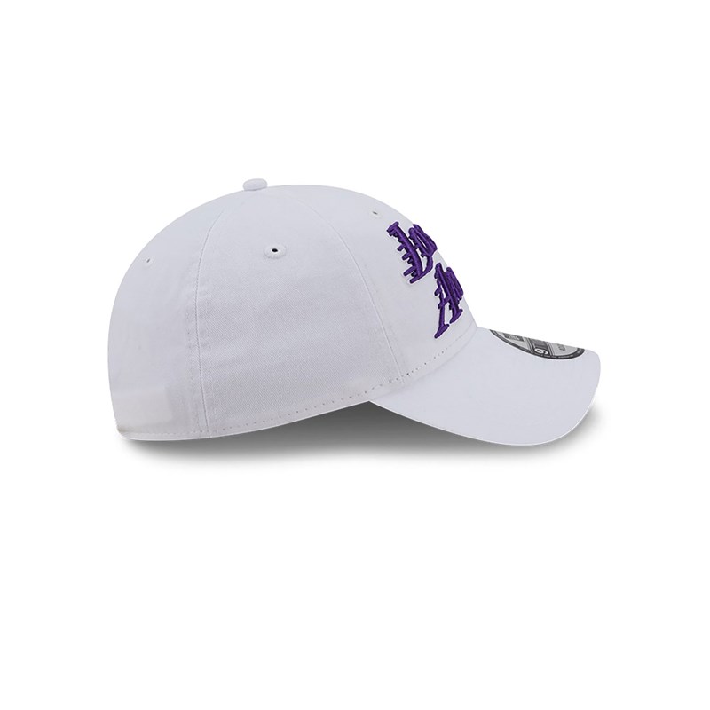 9twenty New Era La Lakers Authentics City Edition Adjustable Gorras Blancos | UZ3189542