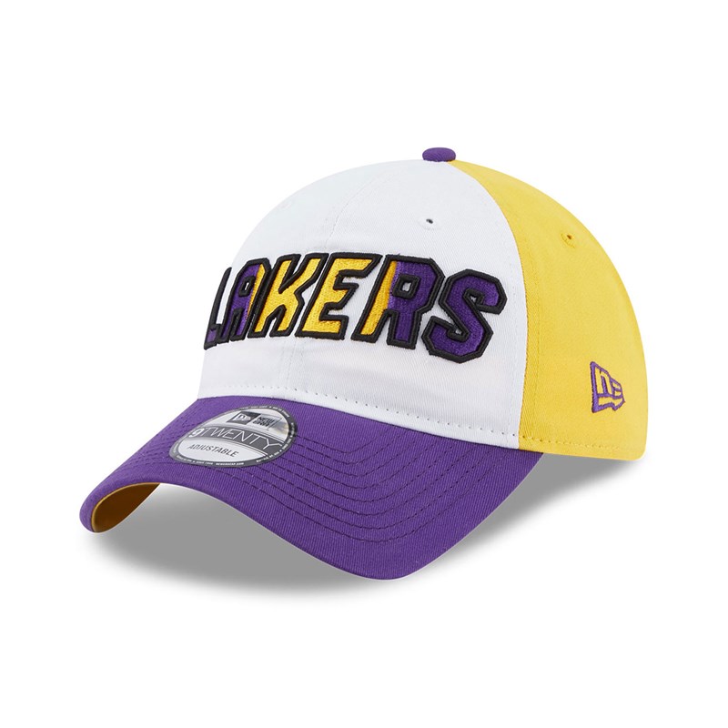 9twenty New Era La Lakers NBA Back Half Adjustable Gorras Morados | IS7809634