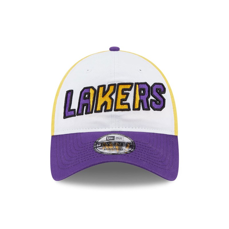 9twenty New Era La Lakers NBA Back Half Adjustable Gorras Morados | IS7809634