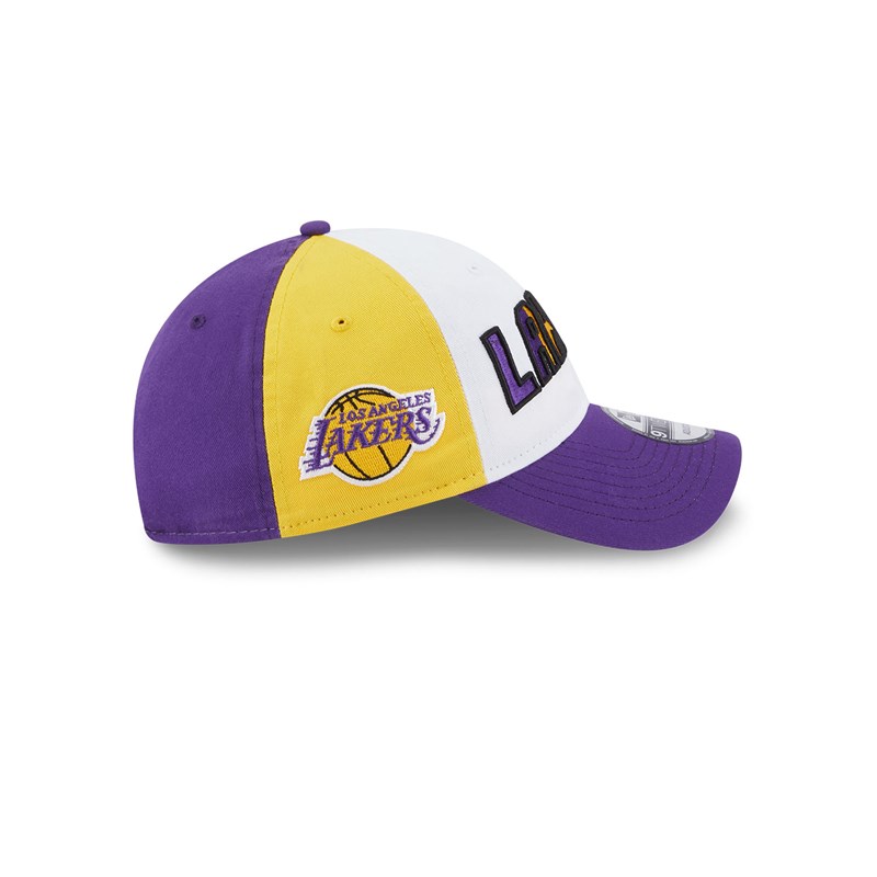 9twenty New Era La Lakers NBA Back Half Adjustable Gorras Morados | IS7809634