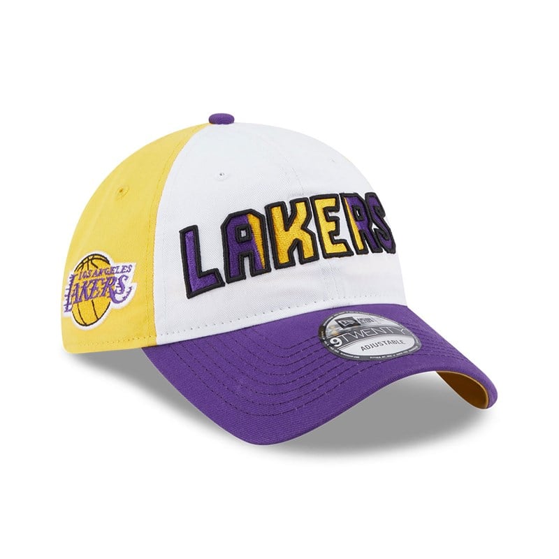 9twenty New Era La Lakers NBA Back Half Adjustable Gorras Morados | IS7809634