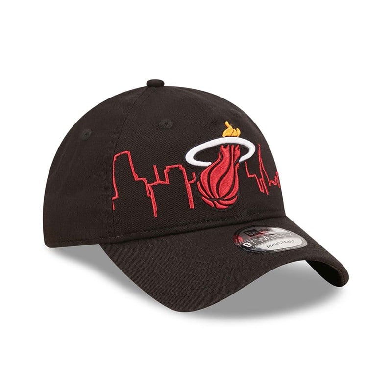 9twenty New Era Miami Heat NBA Tip Off 2022 Adjustable Gorras Negros | ED8139425