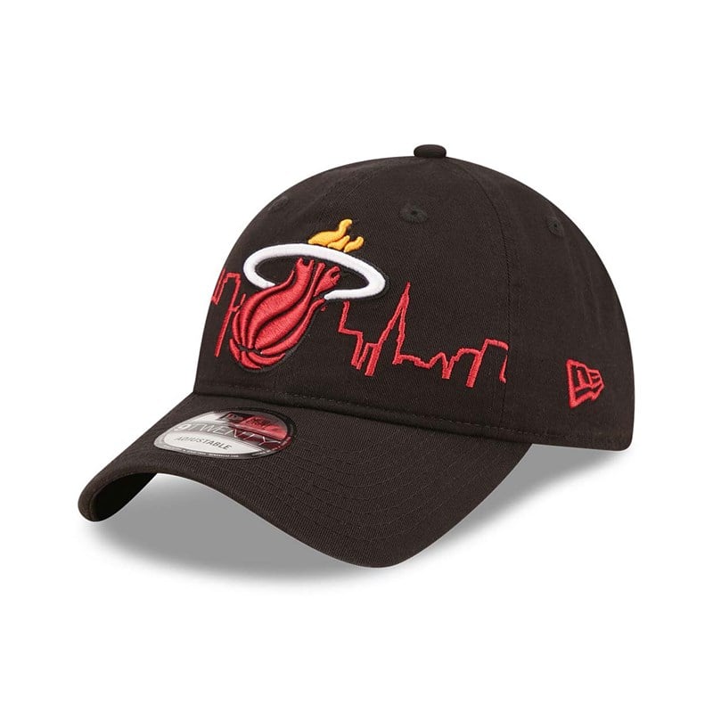 9twenty New Era Miami Heat NBA Tip Off 2022 Adjustable Gorras Negros | ED8139425