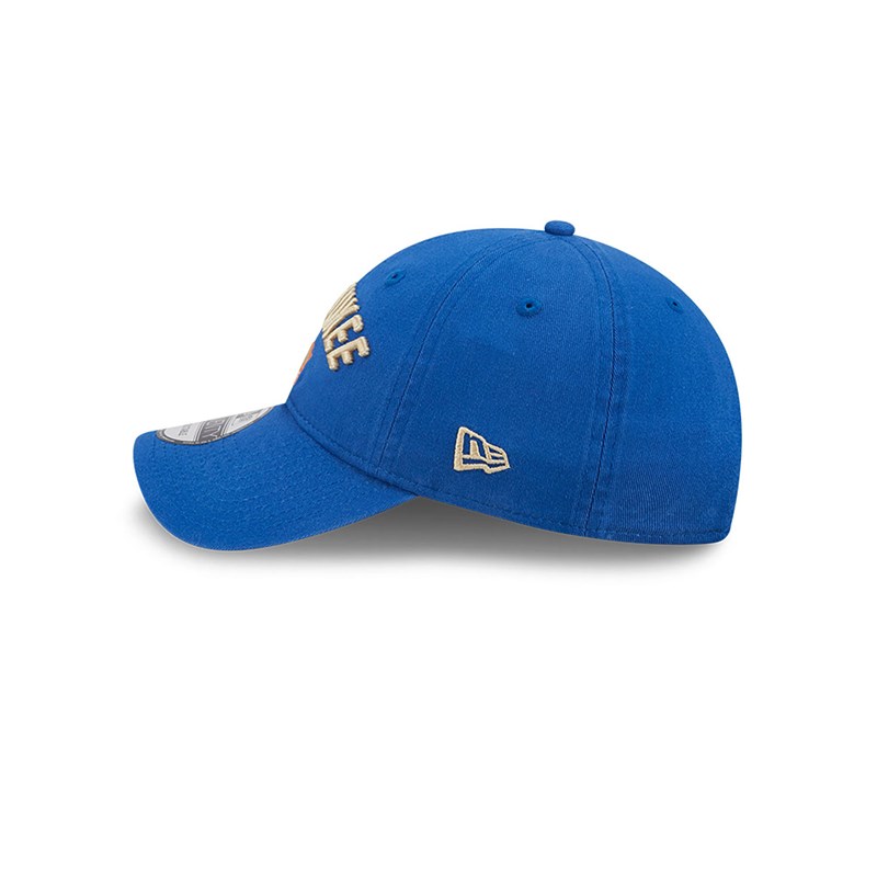 9twenty New Era Milwaukee Bucks Authentics City Edition Adjustable Gorras Azules | BC1609754