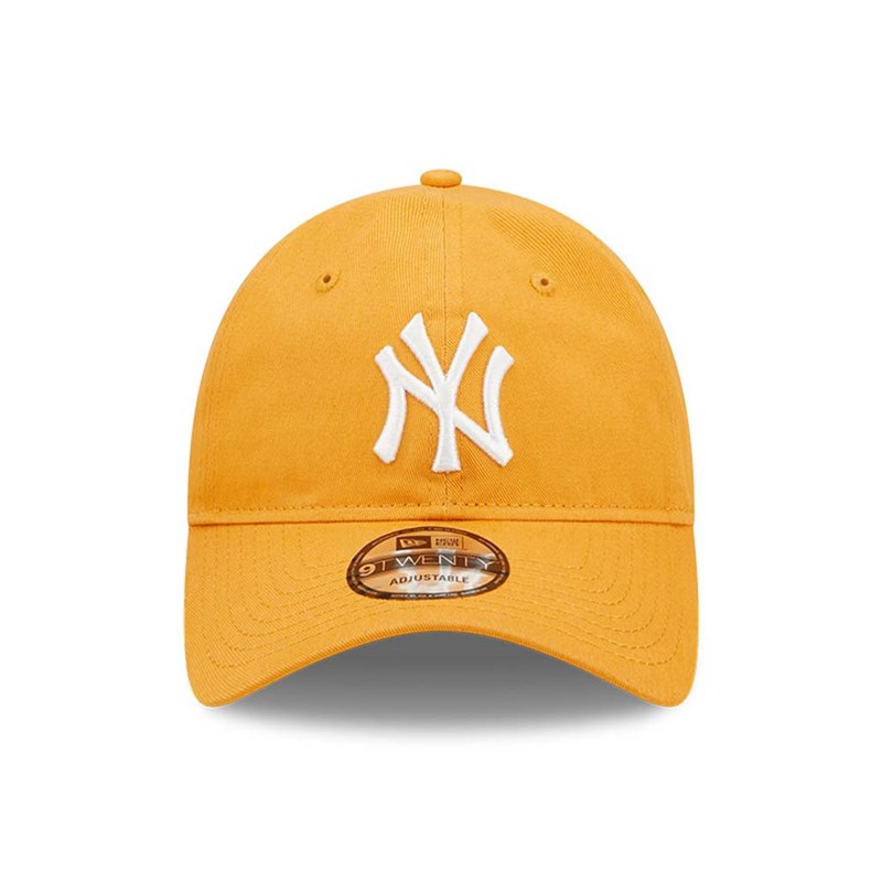 9twenty New Era New York Yankees League Essential Adjustable Gorras Naranjas | UM6534109