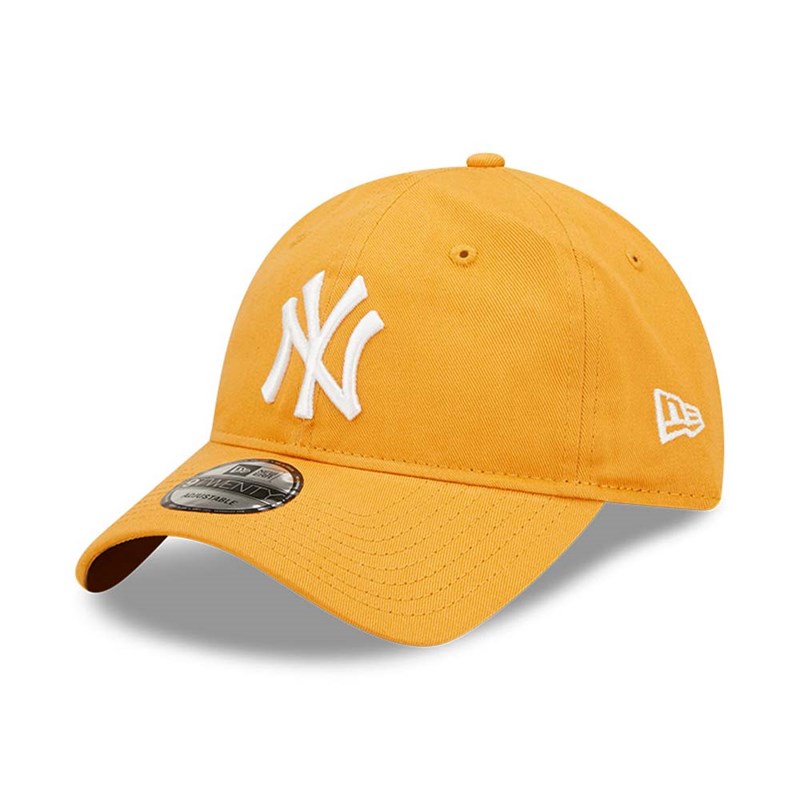 9twenty New Era New York Yankees League Essential Adjustable Gorras Naranjas | UM6534109