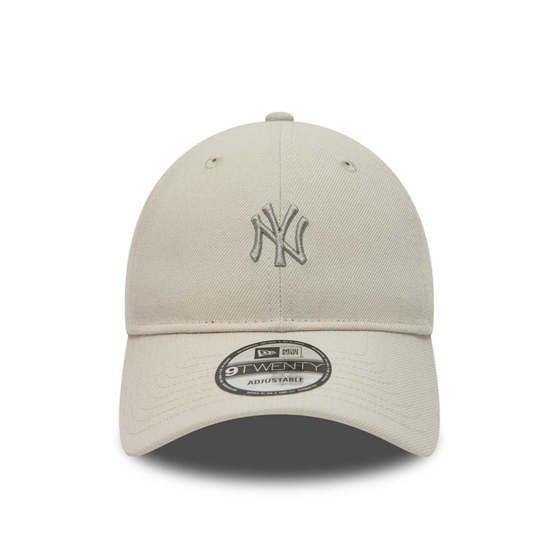 9twenty New Era New York Yankees Mini Logo Adjustable Gorras Creme | HX0786135