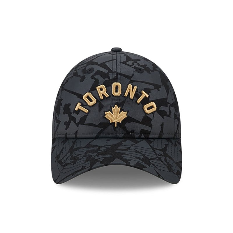 9twenty New Era Toronto Raptors Authentics City Edition Adjustable Gorras Grises | MZ2063819