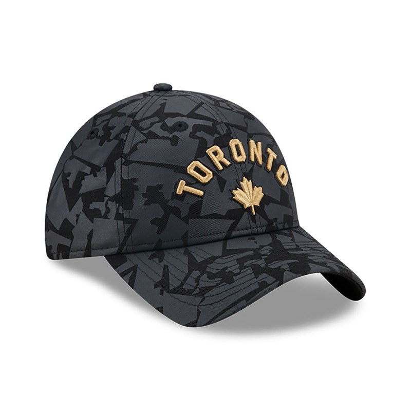 9twenty New Era Toronto Raptors Authentics City Edition Adjustable Gorras Grises | MZ2063819