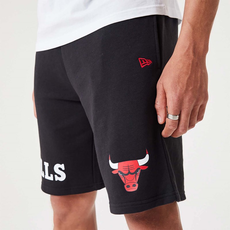 Bermudas New Era Chicago Bulls NBA Wordmark Oversized Negros | TB9078634