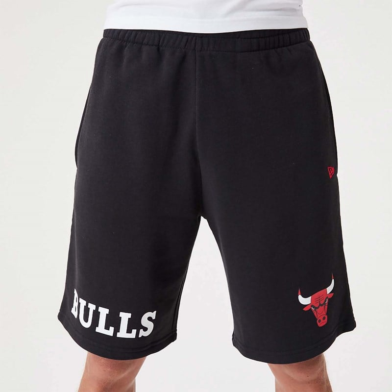 Bermudas New Era Chicago Bulls NBA Wordmark Oversized Negros | TB9078634