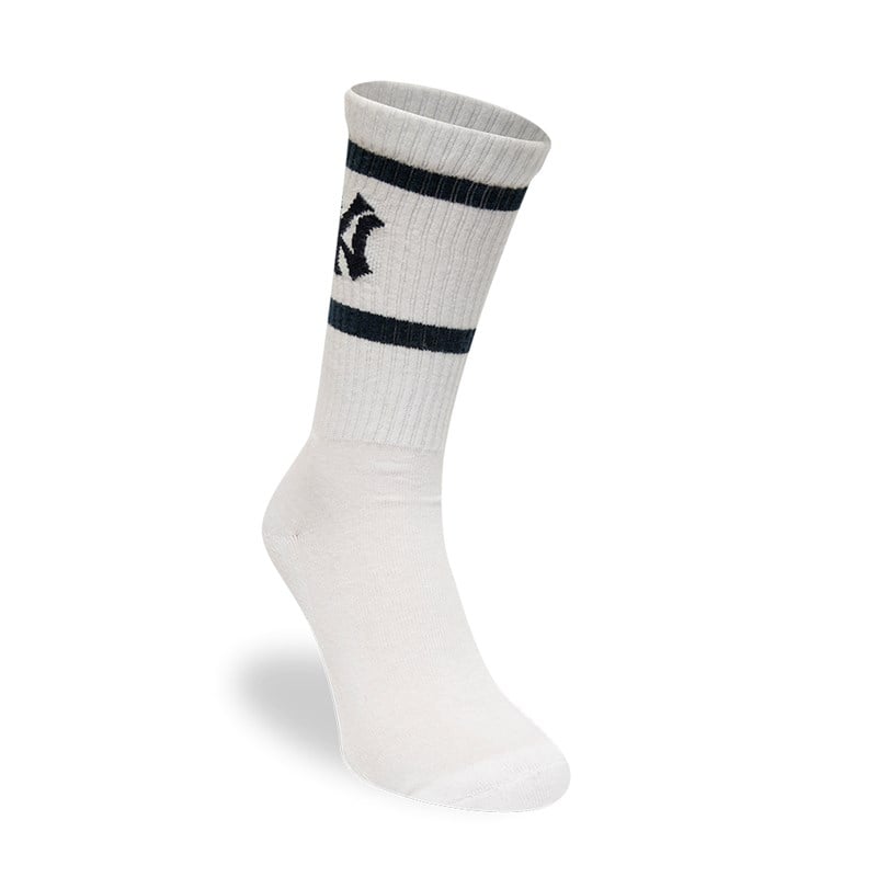 Calcetines New Era New York Yankees MLB Premium Blancos | WZ0974568