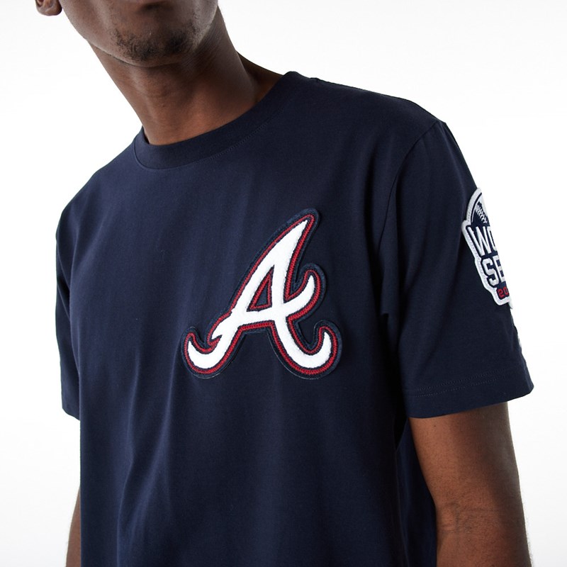 Camiseta New Era Atlanta Braves MLB Logo Select Azules | XG0475623