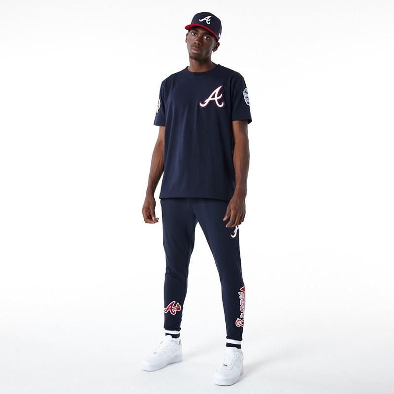 Camiseta New Era Atlanta Braves MLB Logo Select Azules | XG0475623