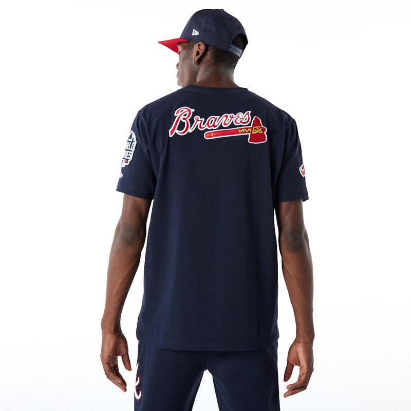 Camiseta New Era Atlanta Braves MLB Logo Select Azules | XG0475623