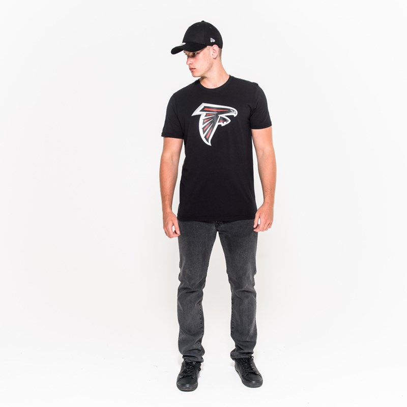 Camiseta New Era Atlanta Falcons Team Logo Negros | LS6475823