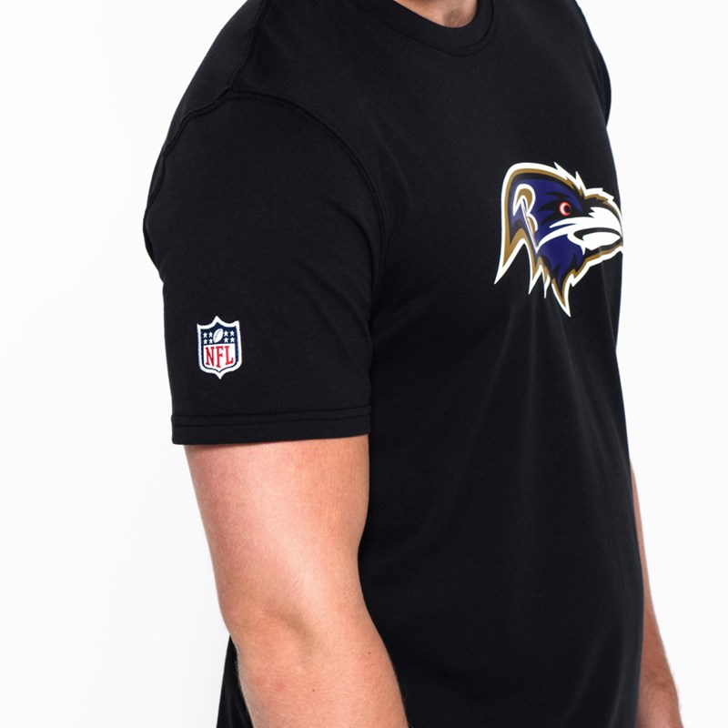 Camiseta New Era Baltimore Ravens Team Logo Negros | WH0964375