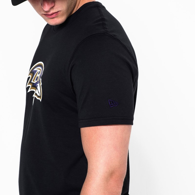 Camiseta New Era Baltimore Ravens Team Logo Negros | WH0964375