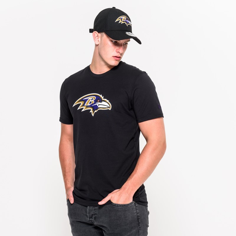 Camiseta New Era Baltimore Ravens Team Logo Negros | WH0964375