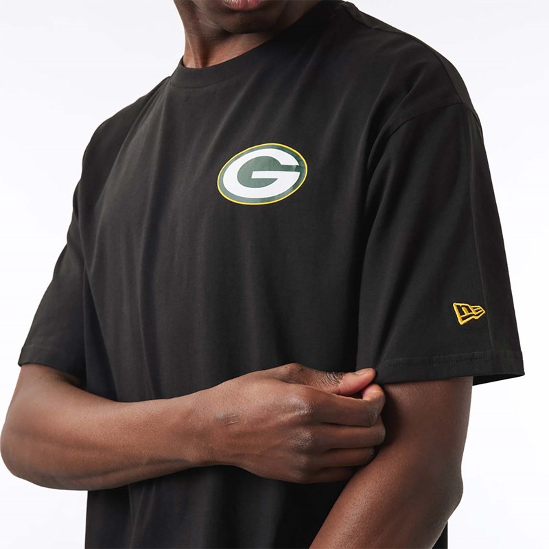 Camiseta New Era Bay Packers NFL Foil Negros | ZR4801279