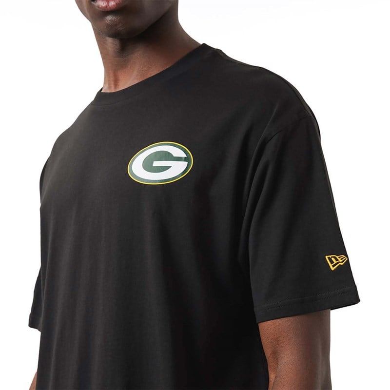 Camiseta New Era Bay Packers NFL Foil Negros | ZR4801279