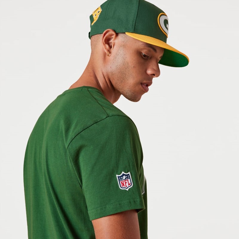 Camiseta New Era Bay Packers NFL Team Fade Verdes | AN2950836