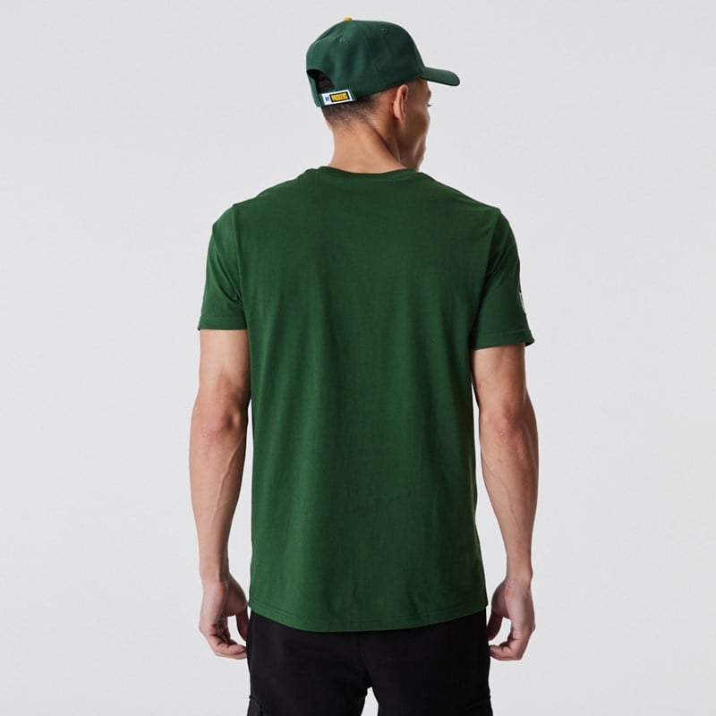 Camiseta New Era Bay Packers NFL Team Wordmark Verdes | DR3290547