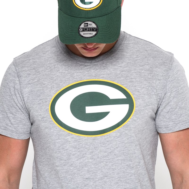 Camiseta New Era Bay Packers Team Logo Grises | SC5349062