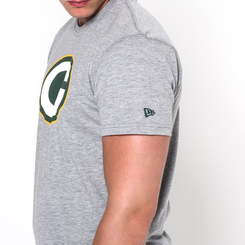 Camiseta New Era Bay Packers Team Logo Grises | SC5349062